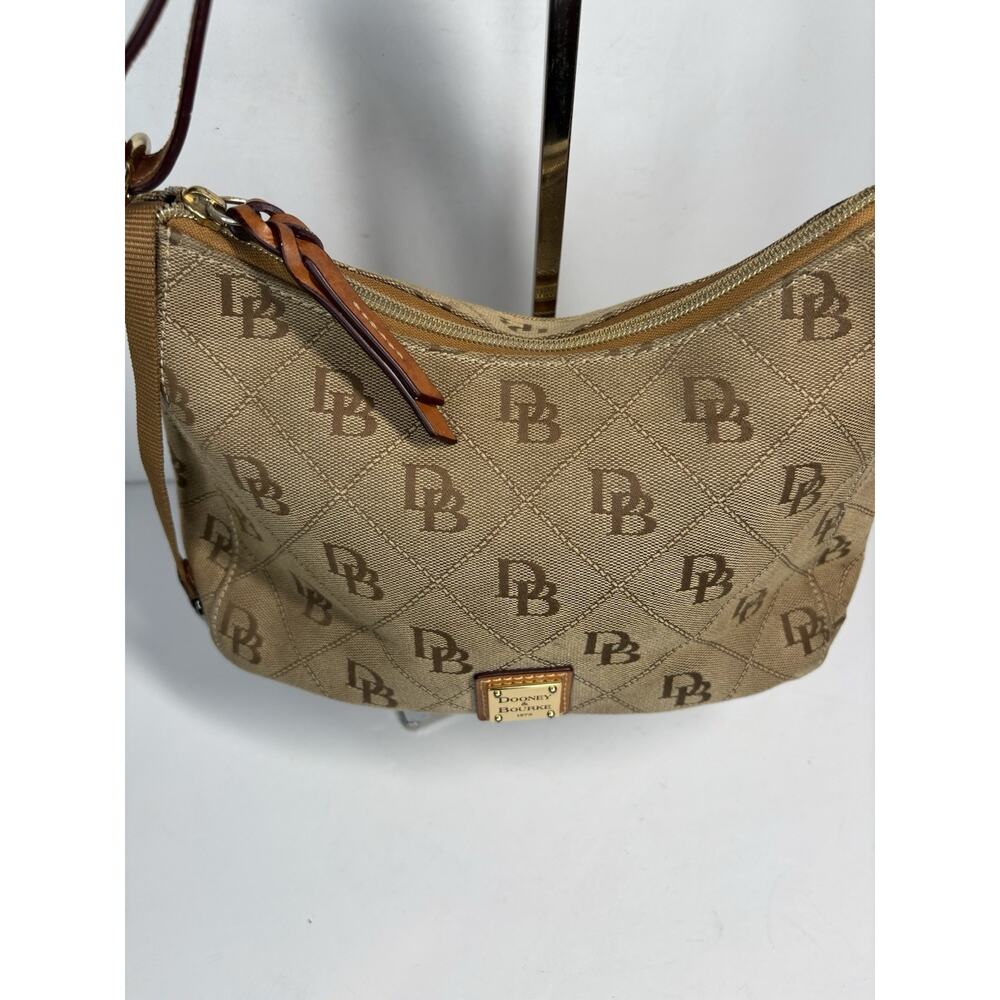 Dooney And Bourke Signature Db Logo Handbag/ Shou… - image 3